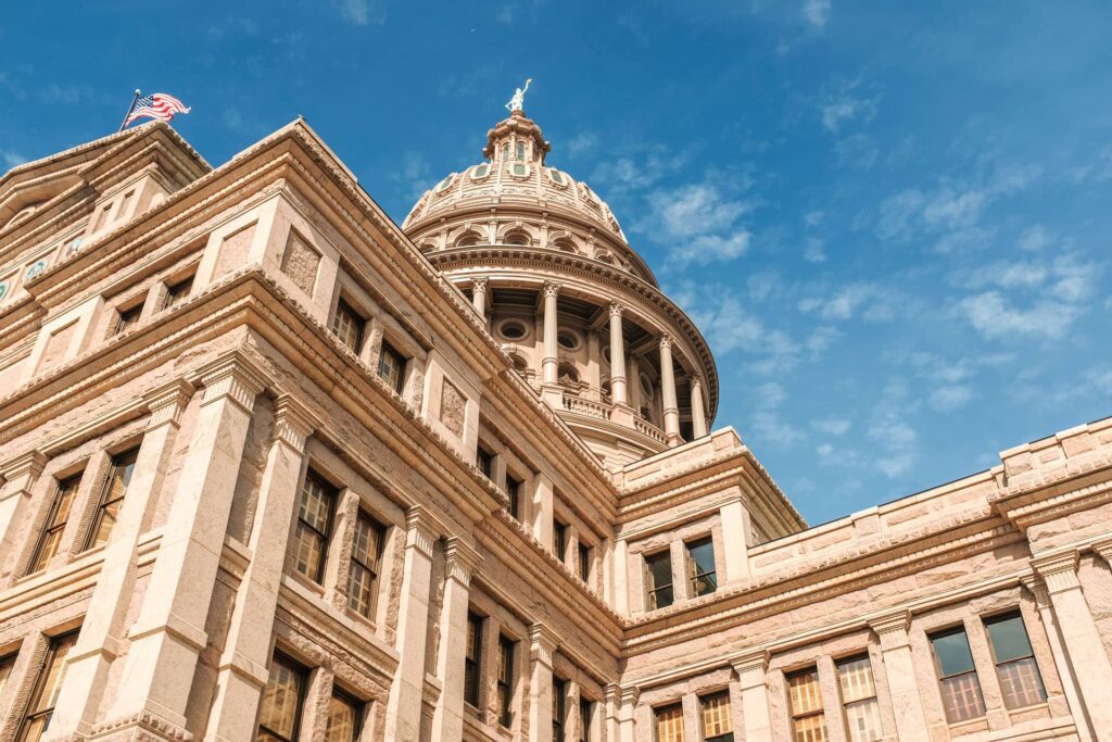 The Government IT infrastructure at the capitol building in Austin, Texas.