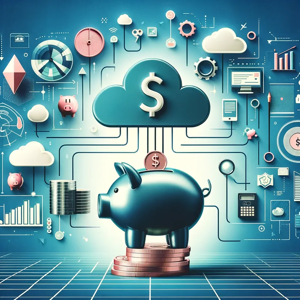 A cloud-shaped piggy bank.