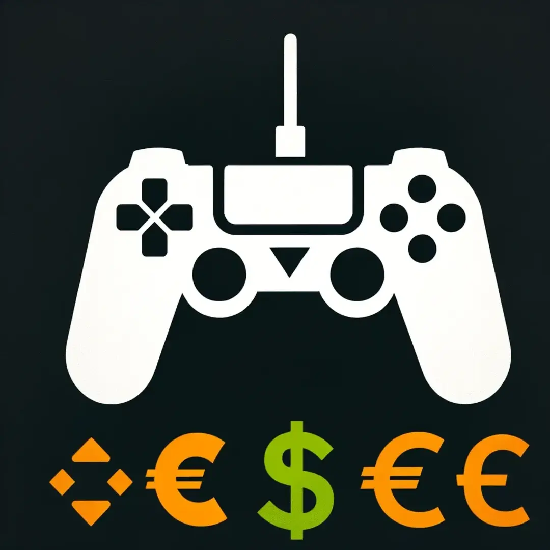 A video game controller with different symbols that caters to the gaming world.